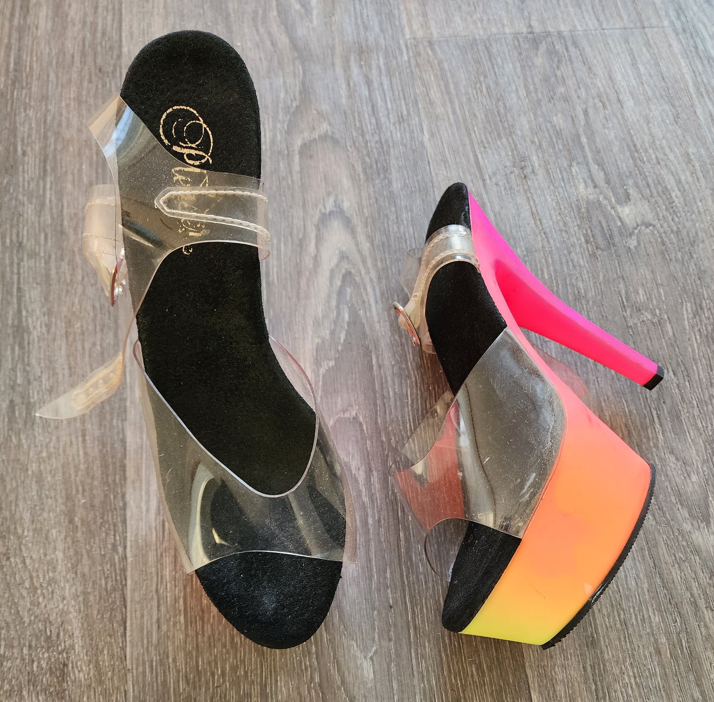 Sunset Ombre' Pleaser Heels