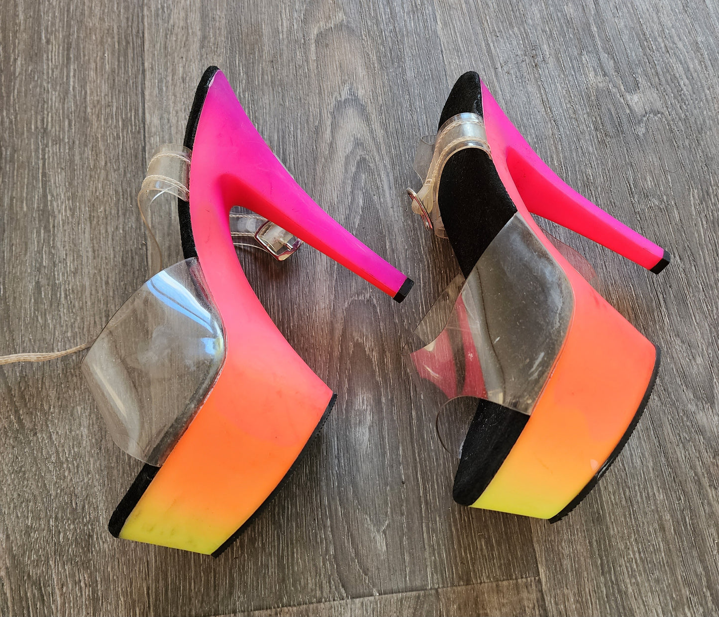 Sunset Ombre' Pleaser Heels