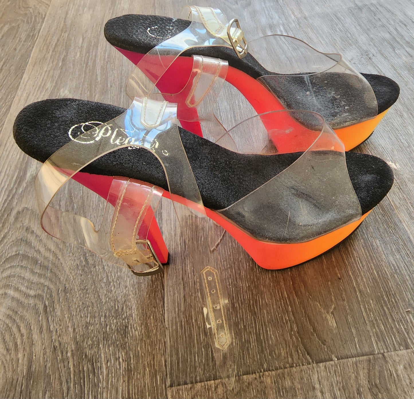 Sunset Ombre' Pleaser Heels