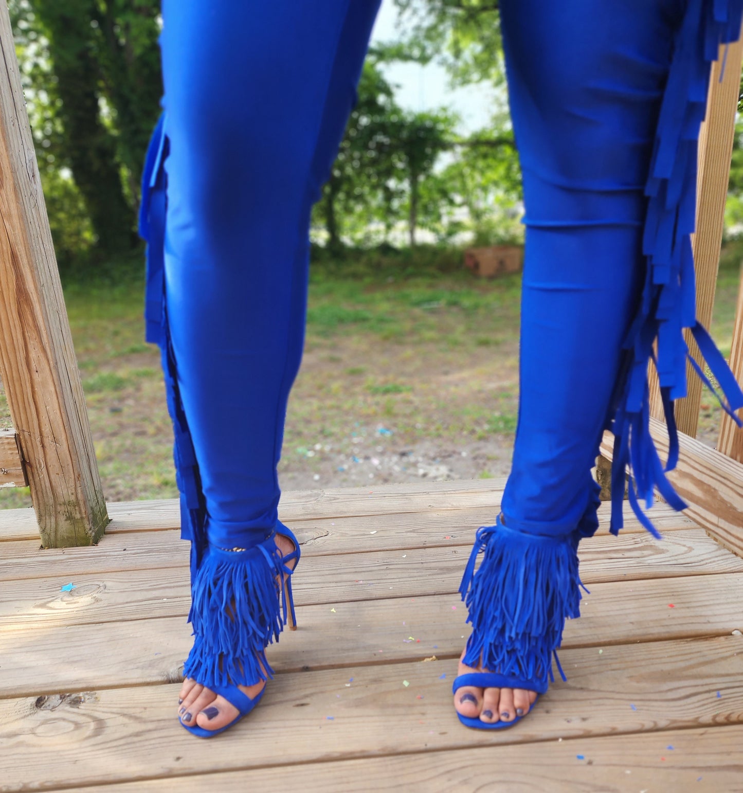 Cobalt Blue 2-Piece Pants Set