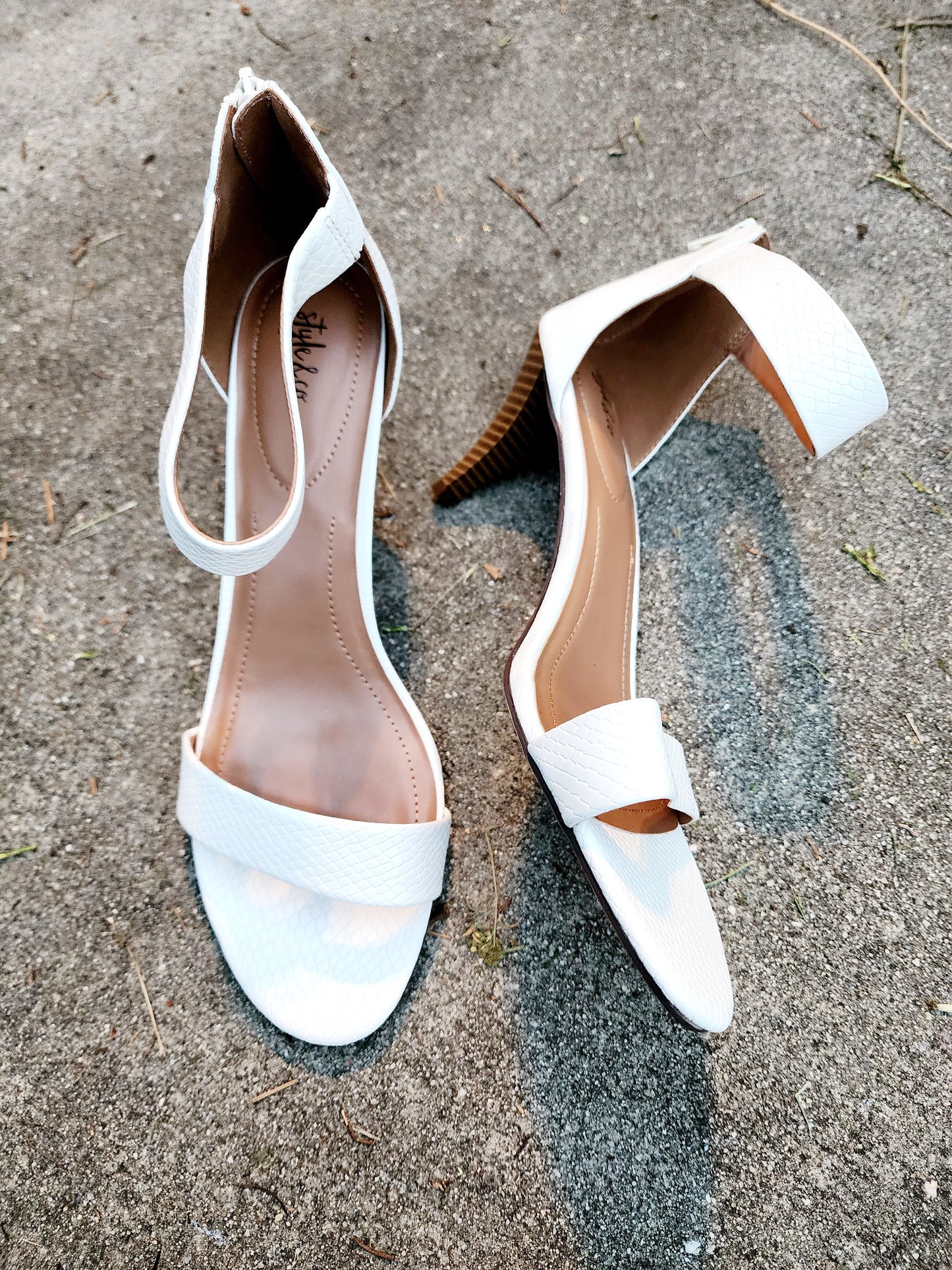 Style & Co. White Heels