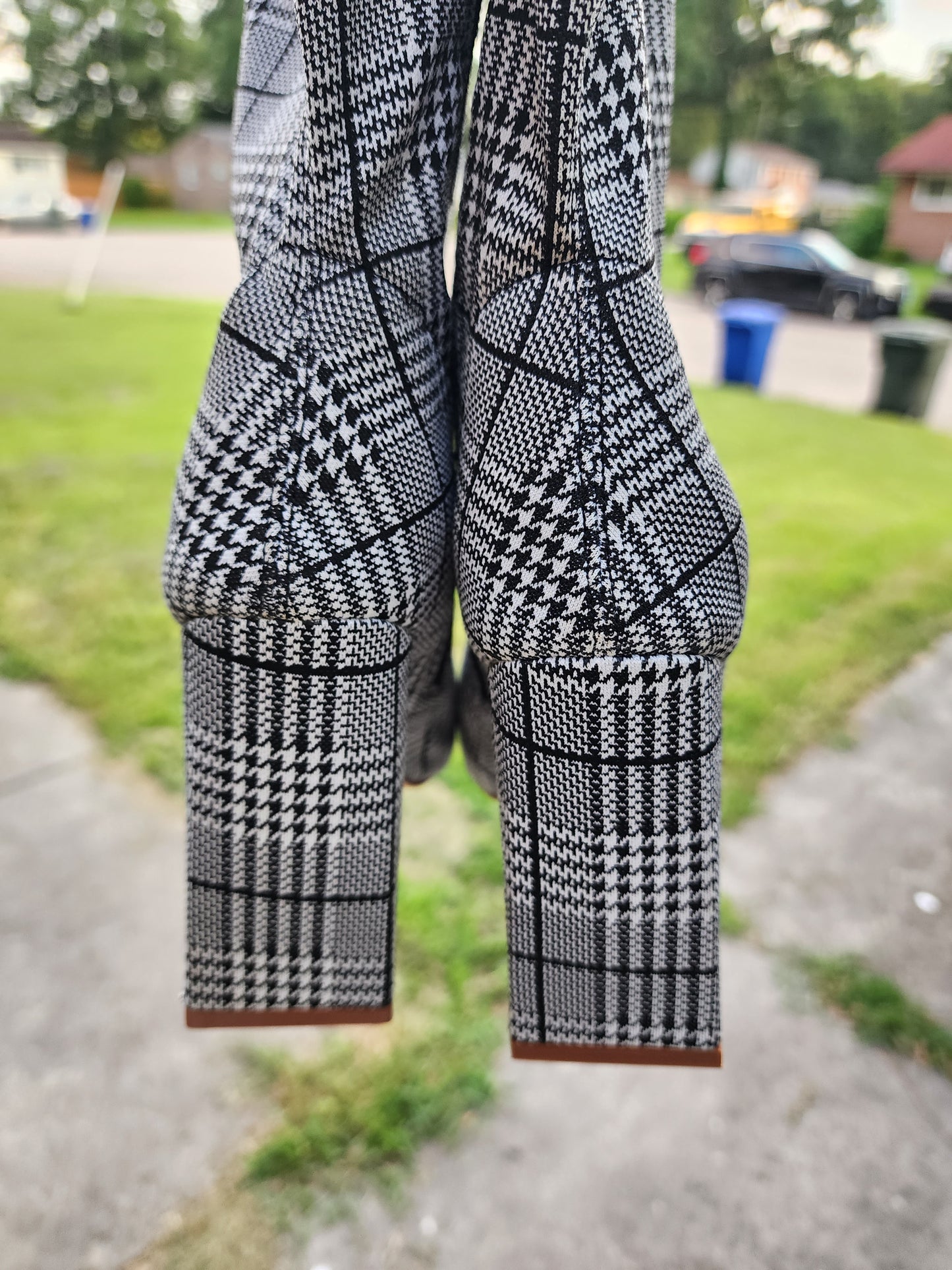 Classic Plaid Boots