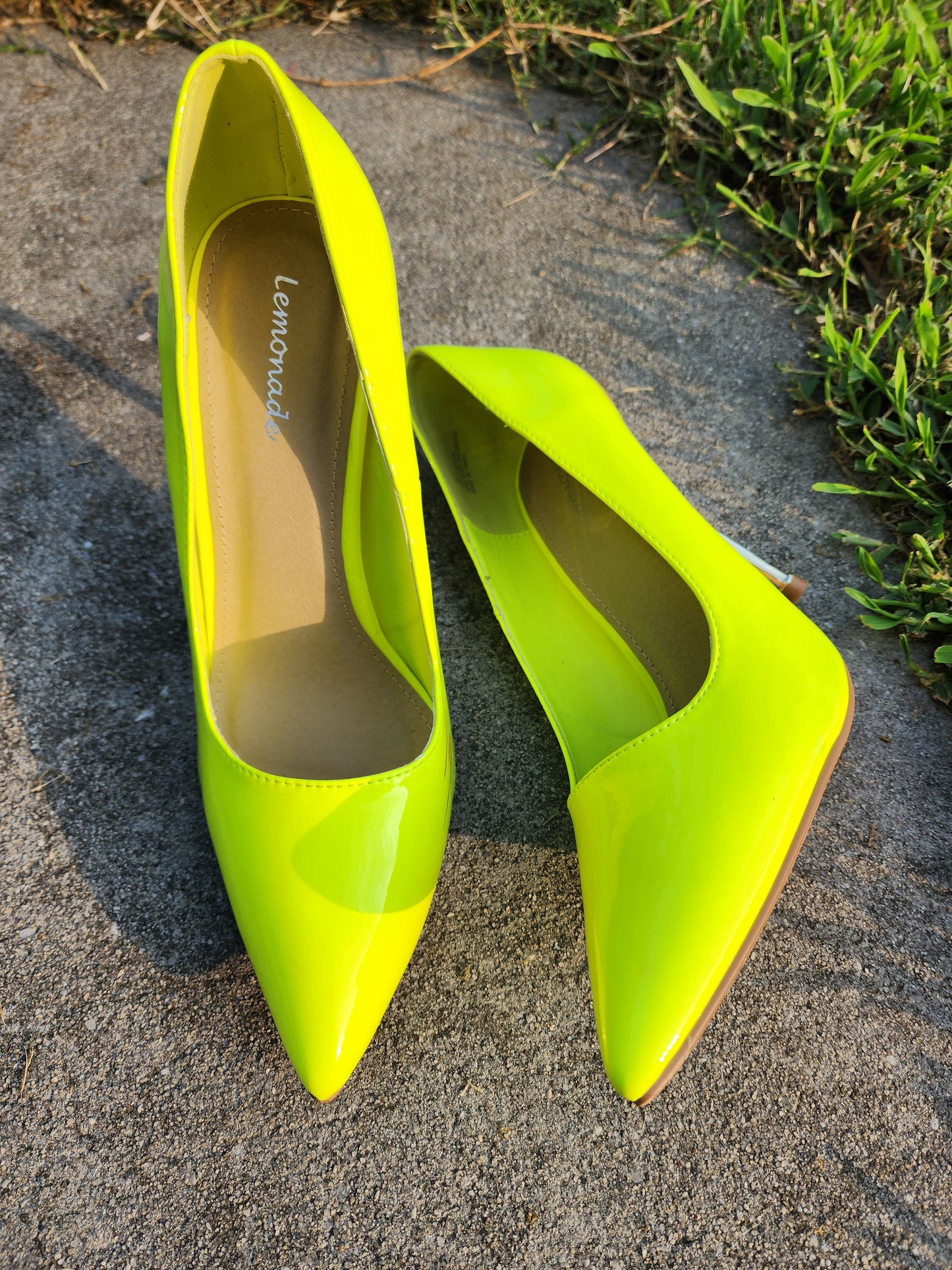 Lime Green Lemonade Heels