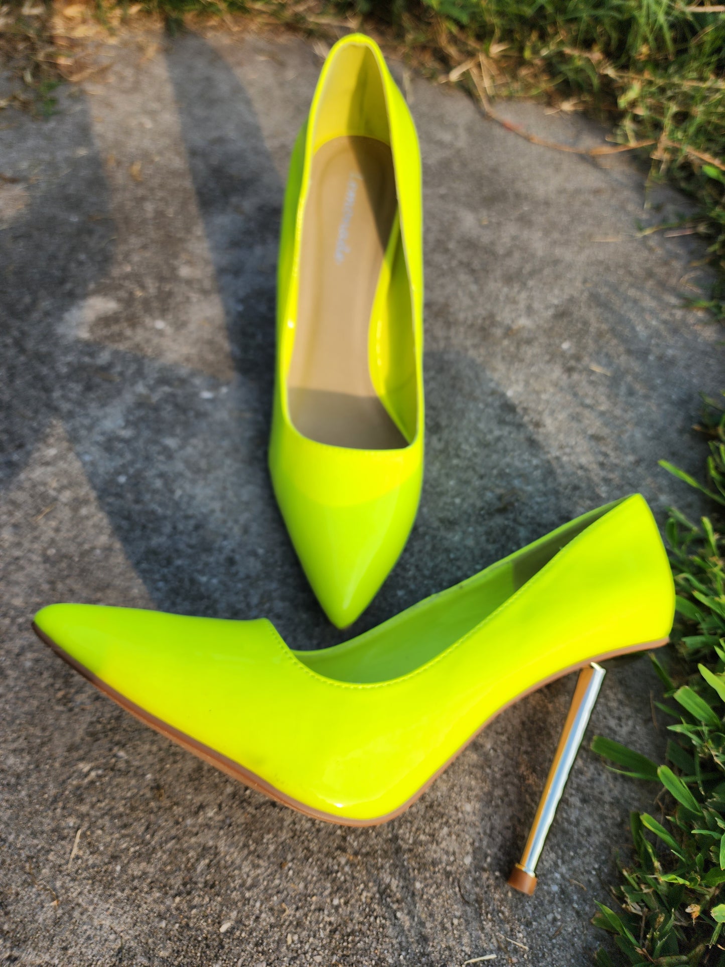 Lime Green Lemonade Heels