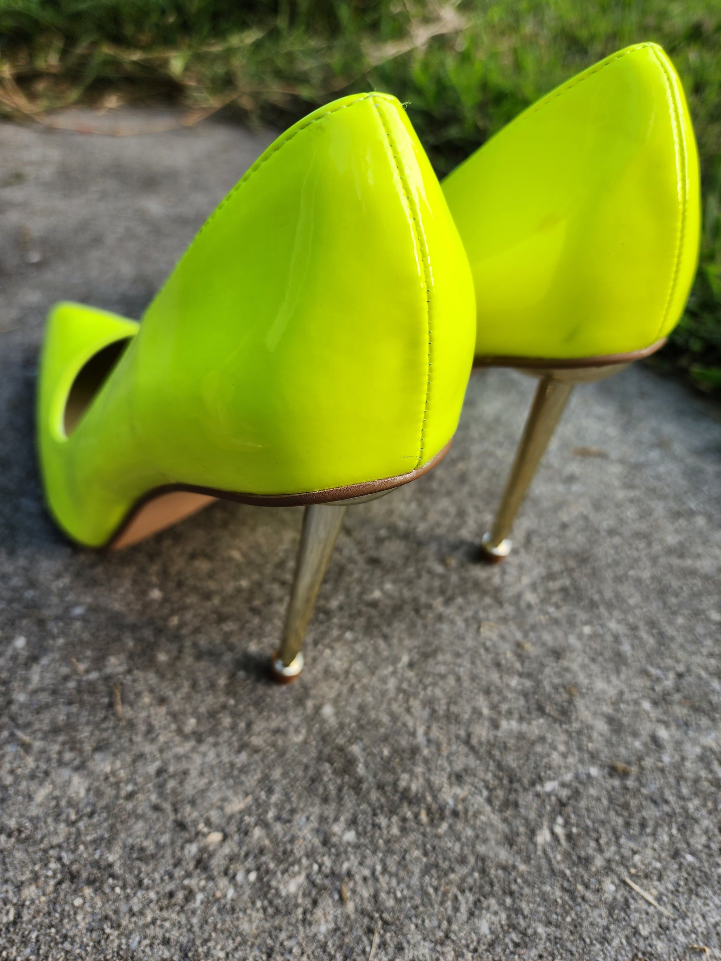 Lime Green Lemonade Heels