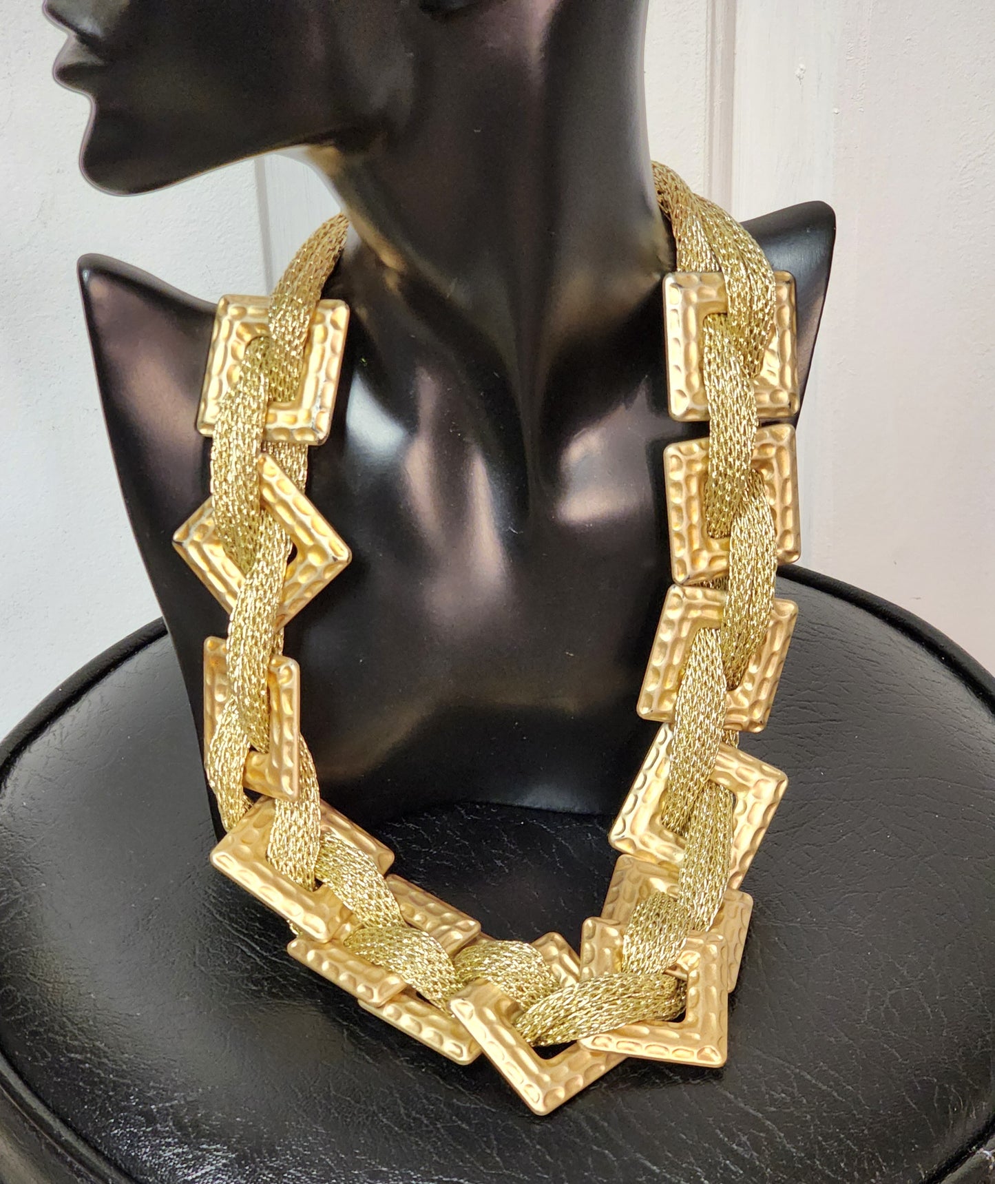 Silk Gold Rope Necklace