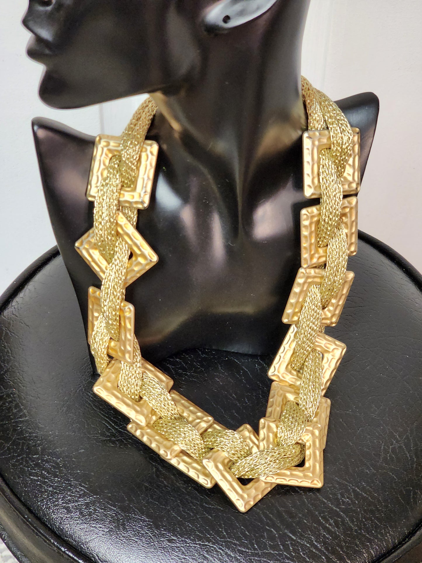 Silk Gold Rope Necklace