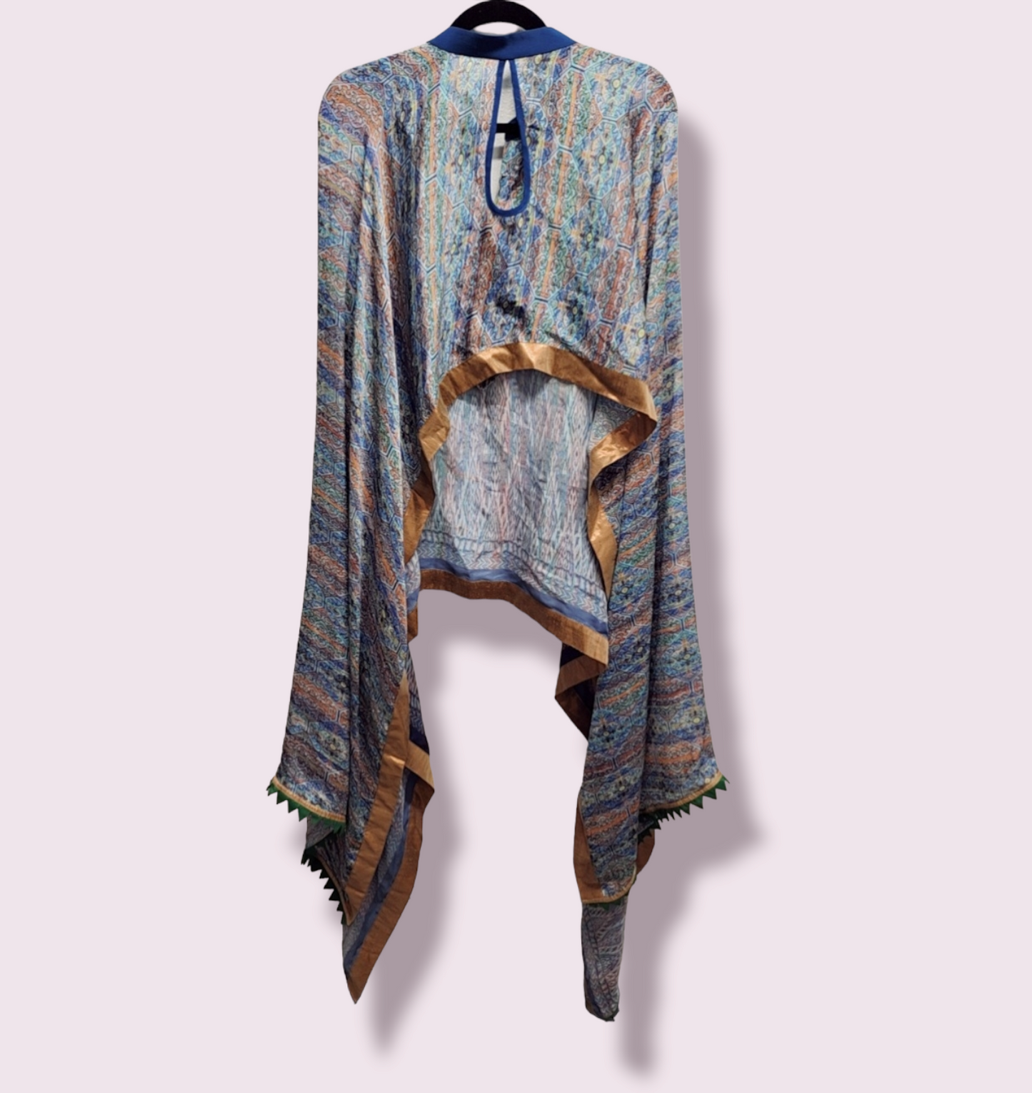 Blue and Gold Shawl/Kimono