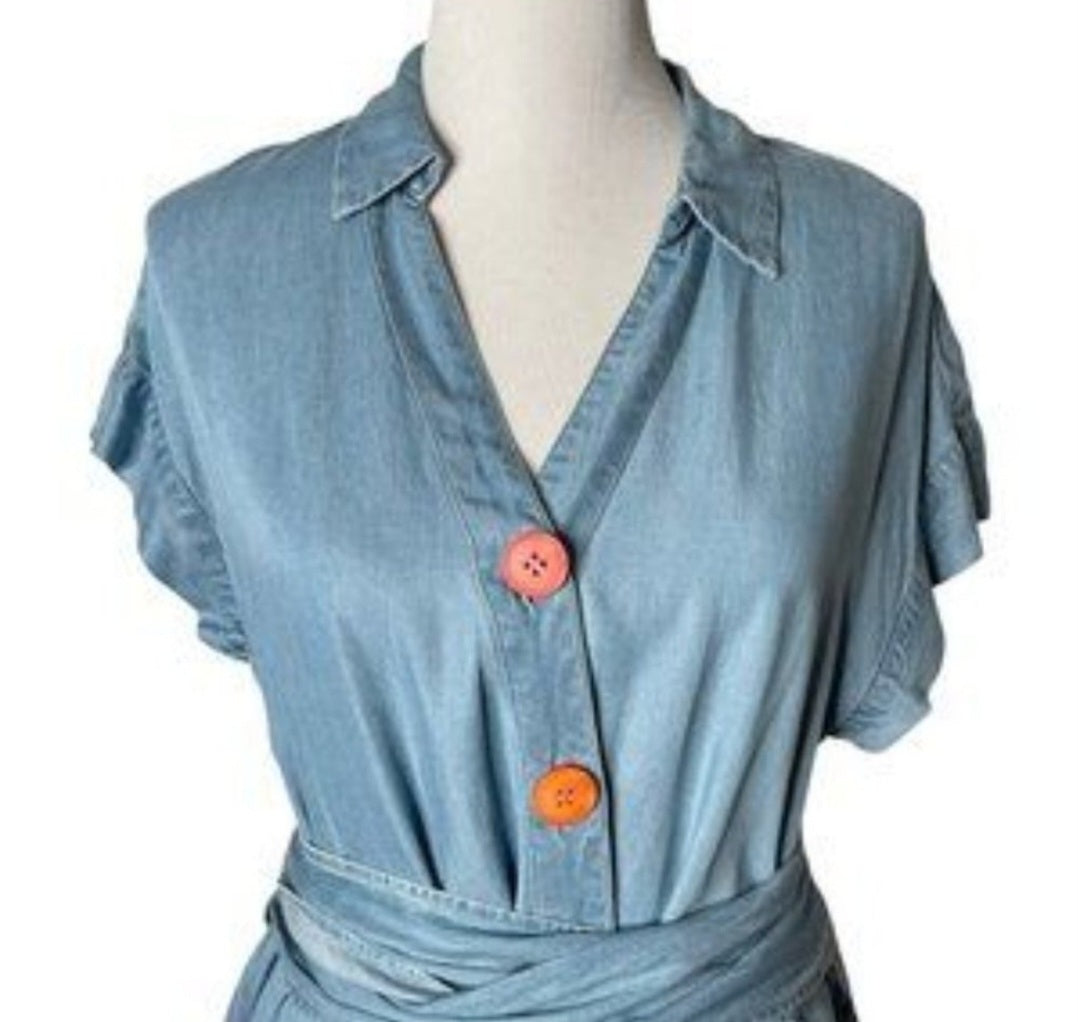 Chelsea and Theodore Denim Dress