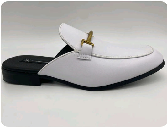 INC Blaze White Men's Mules