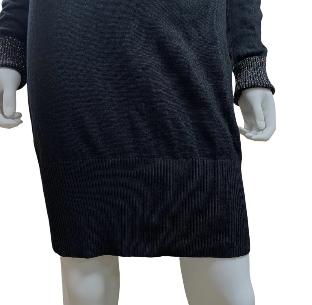 Bodycon Black Sweater Dress