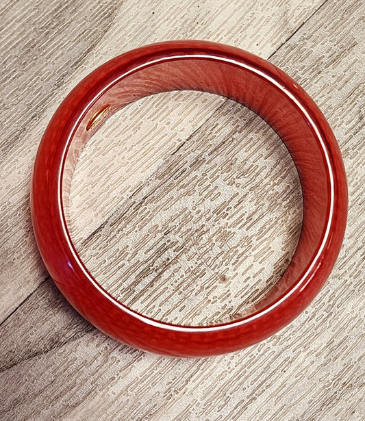 Red Noir Cuff Bracelet