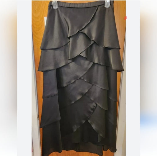 Vintage Layered Black Skirt