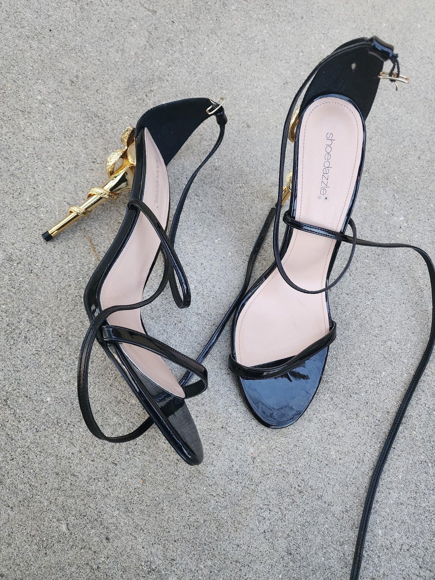 Shoe Dazzle Snake Heels