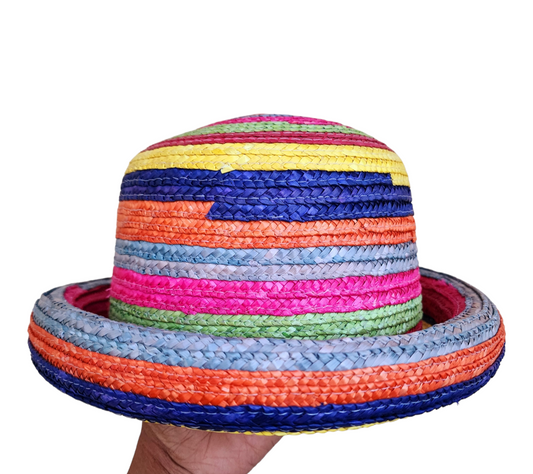 Rainbow Straw Hat