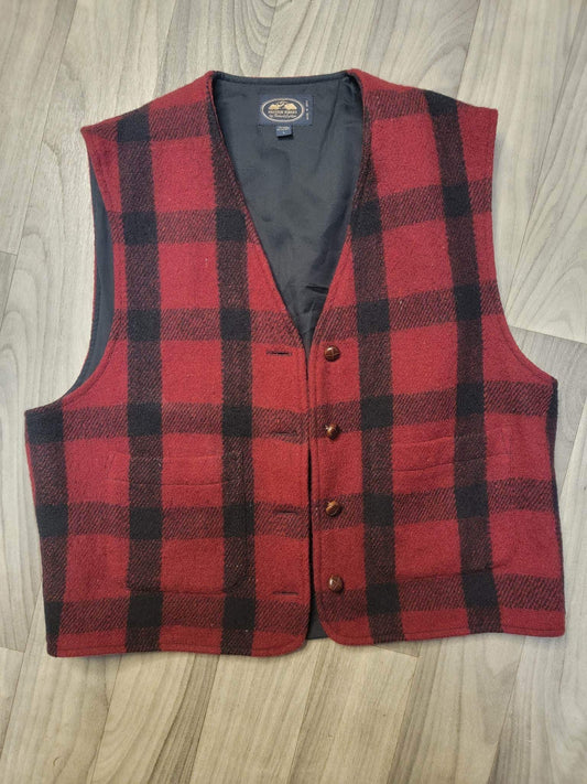 Red Plaid Vest