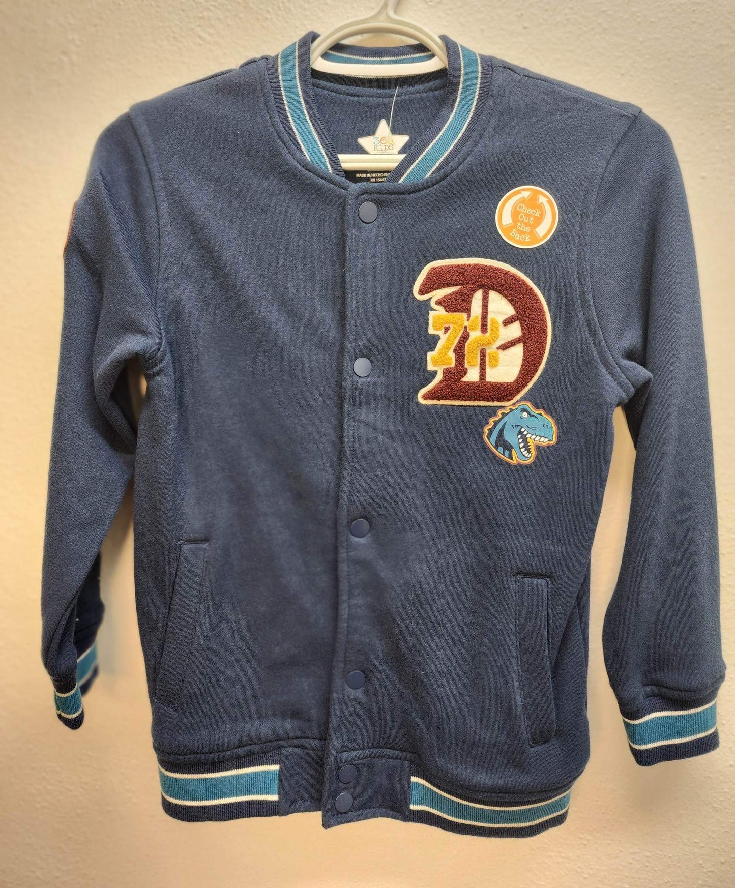 Varsity Dino Bomber Jacket