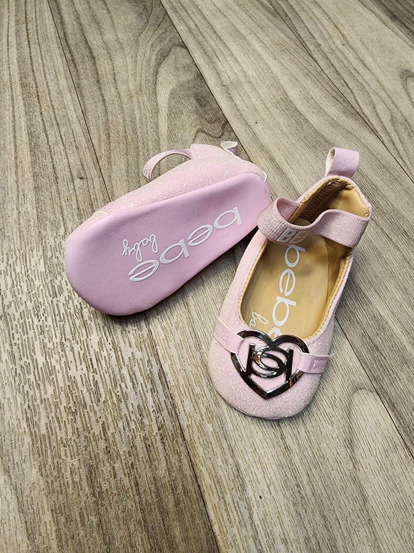 Pink Glitter Bebe Brand