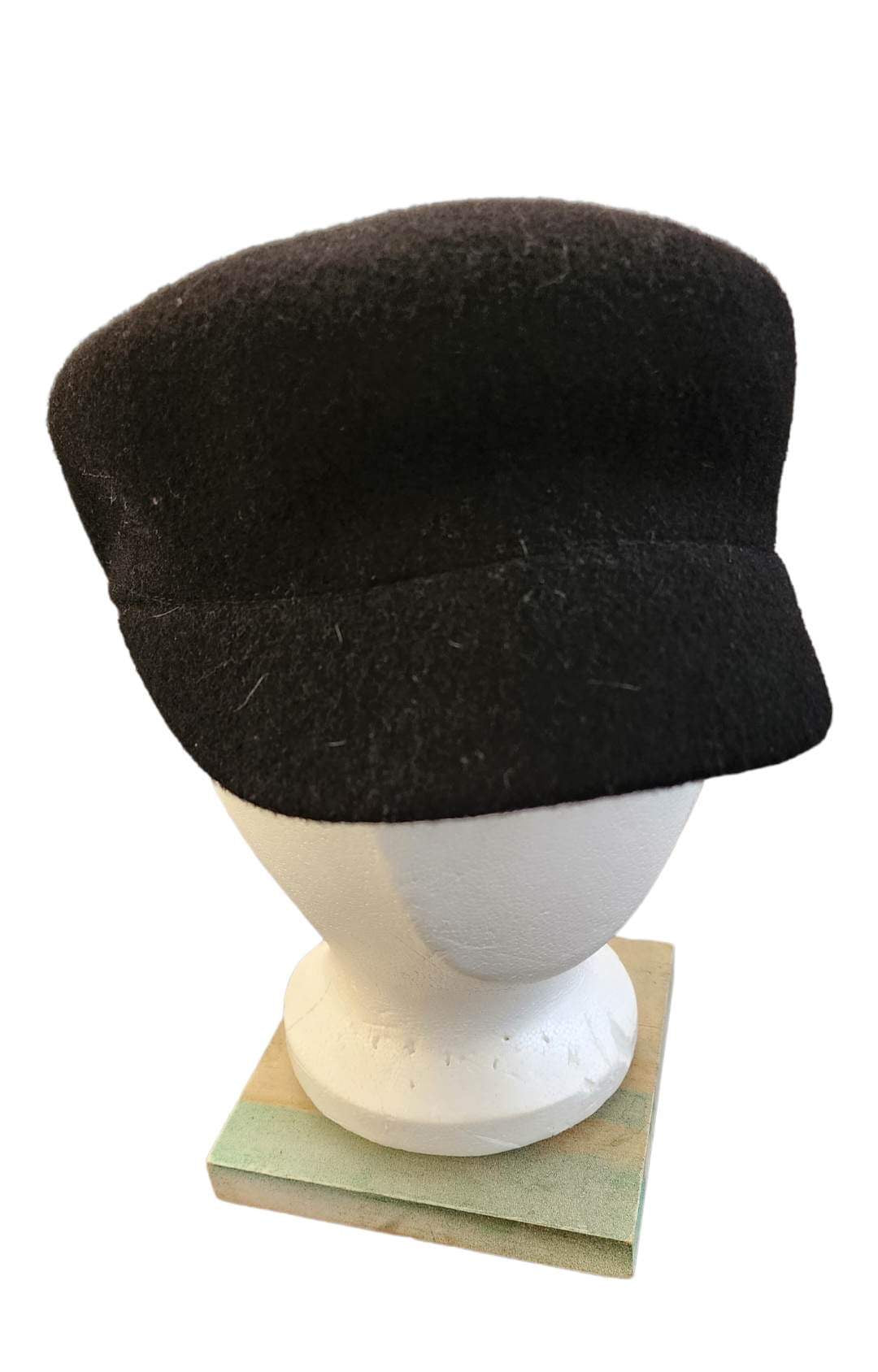 Kangol Black Wool Beret Hat