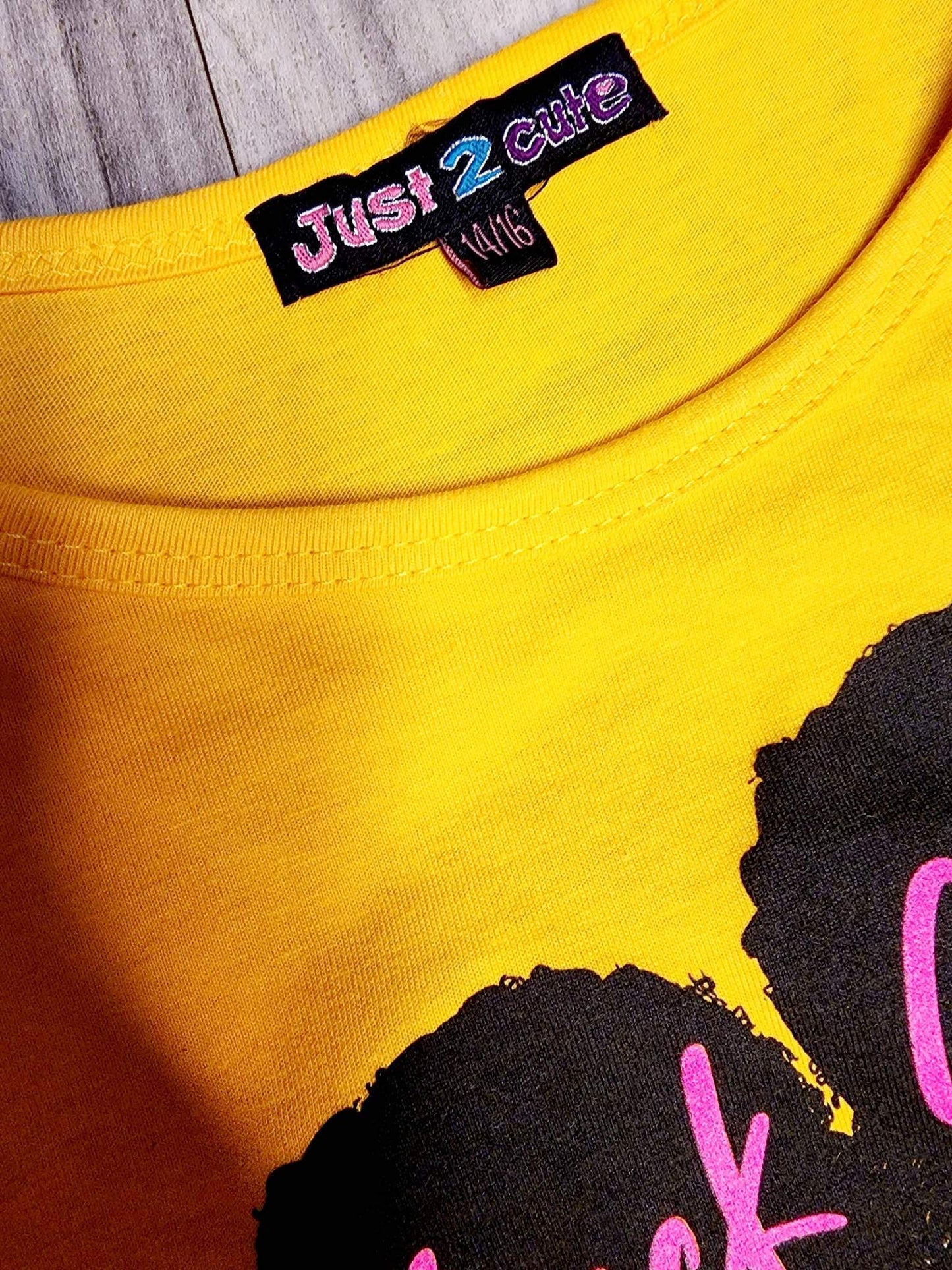 Canary Yellow 'Black Girl's' Tee