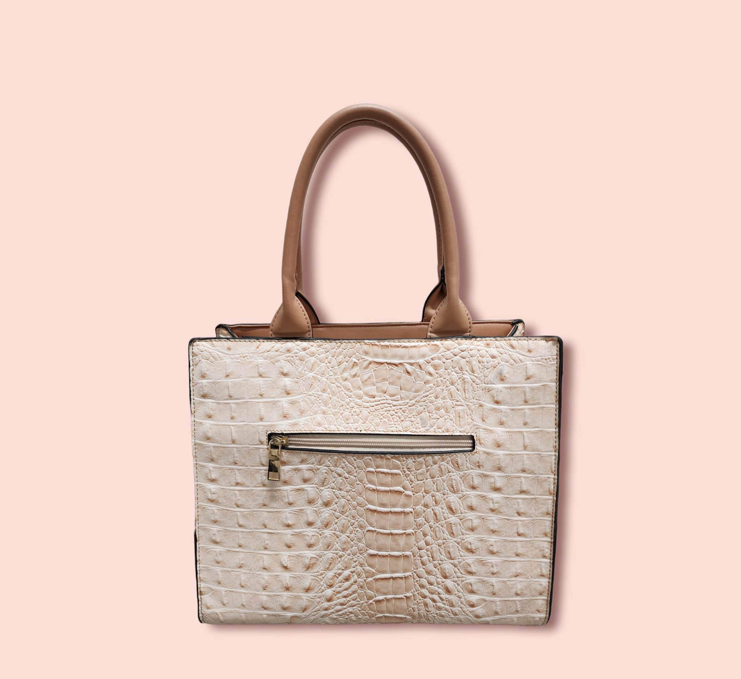 Croco Vegan Leather Handbag