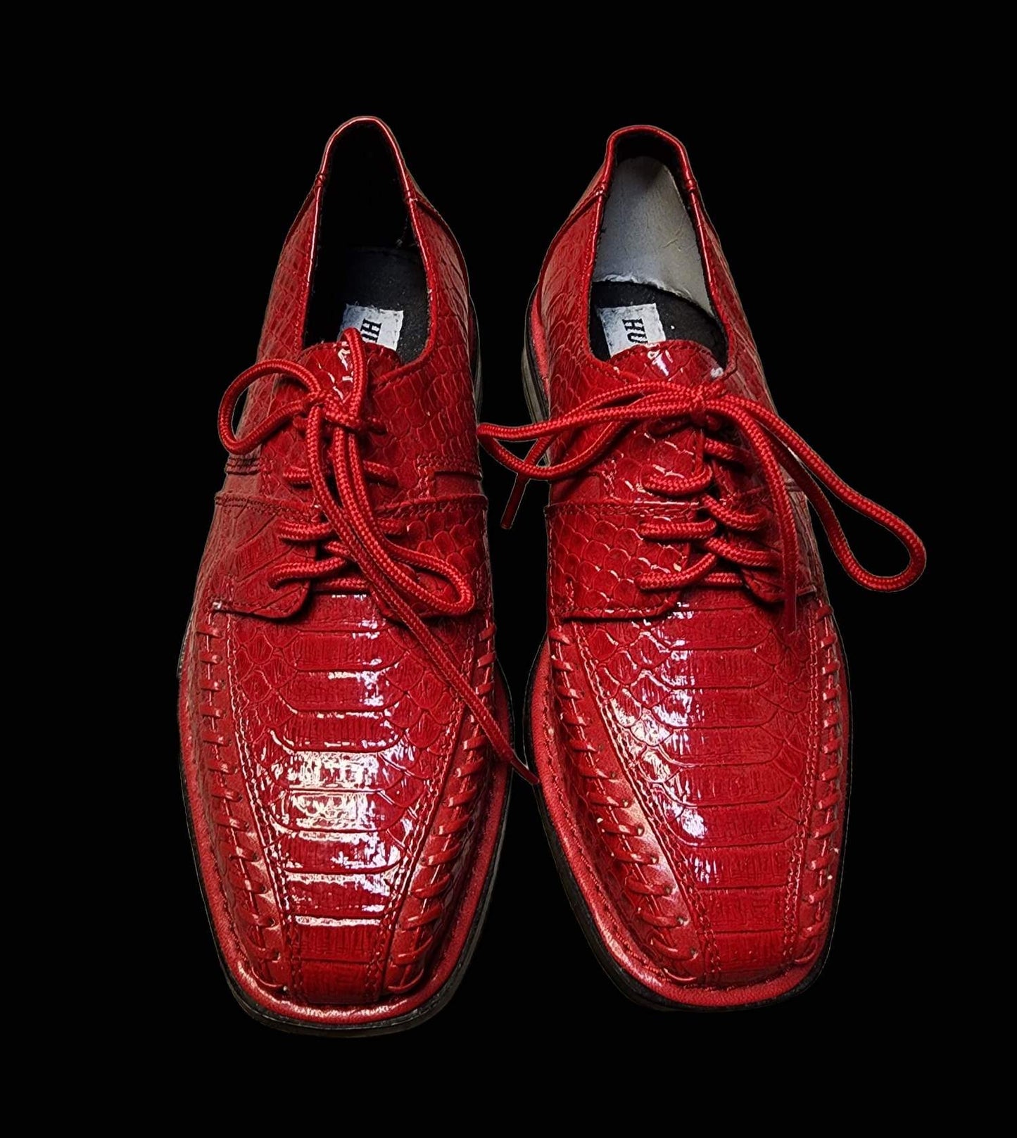 Boy's Red Snakeskin Print Hugo Vitelli Brand